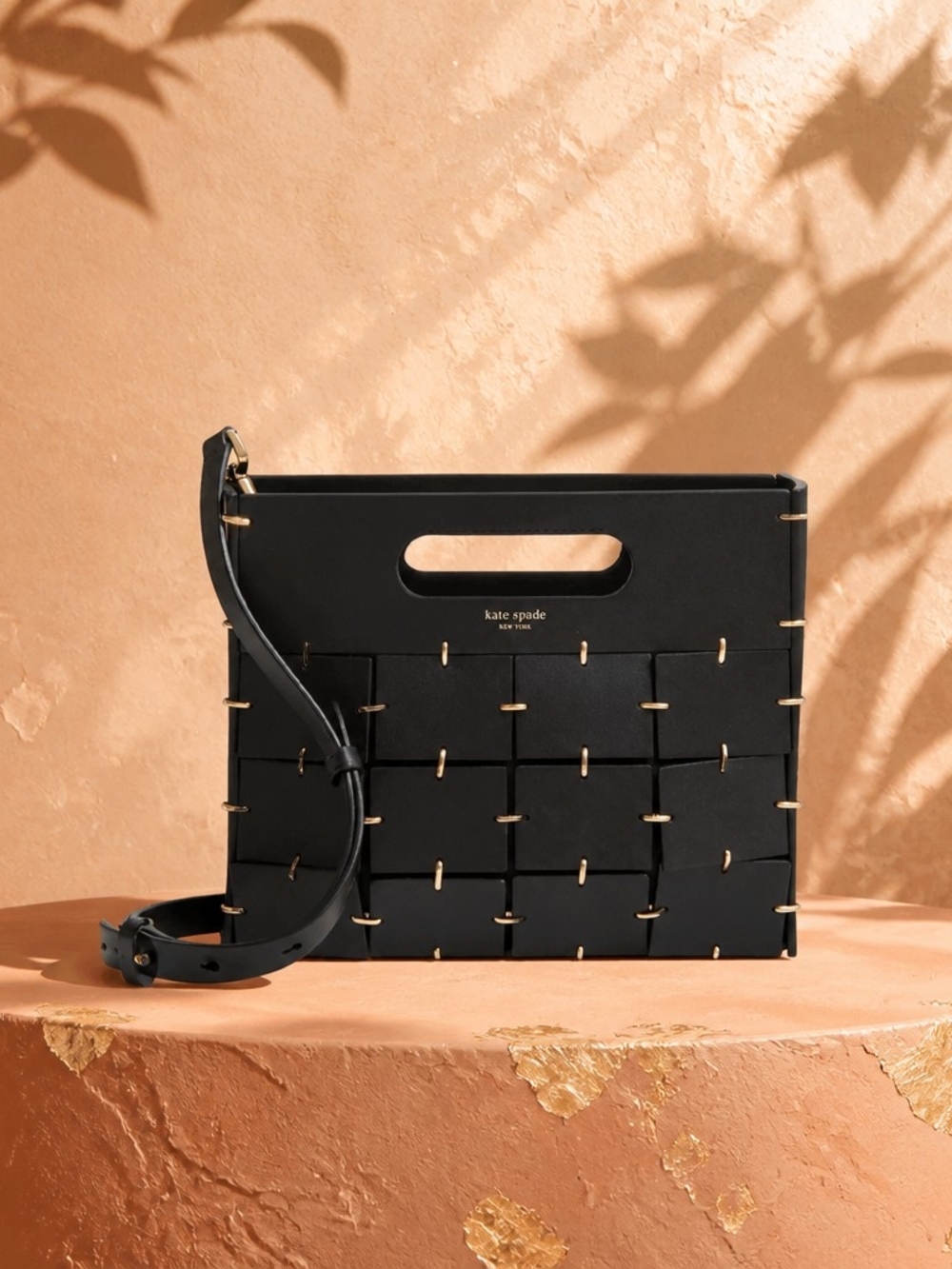 RARE Kate Spade Celia black leather top handle satchel